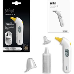 BRAUN IRT 3030 Thermometer - Fast & Accurate Fever Detection for the Whole Family | 4022167330307
